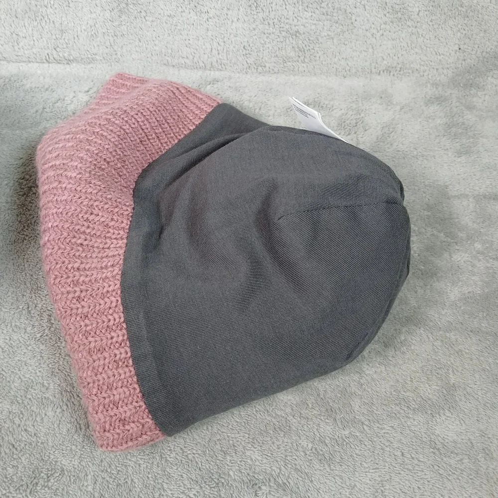 North Face Beanie Unisex One Size Salty Dog Pink Knit Soft Lined